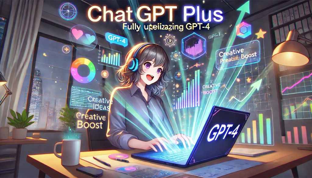 有料版ChatGPT Plusのメリット①：GPT-4をフル活用！